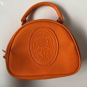 Chic orange handbag